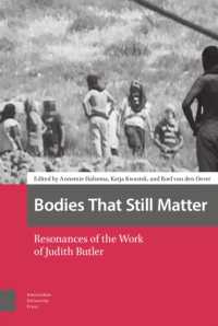 Bodies That Still Matter : Resonances of the Work of Judith Butler
