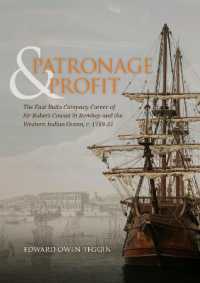 Patronage and Profit : The East India Company Career of Sir Robert Cowan in Bombay and the Western Indian Ocean, c. 1719-35