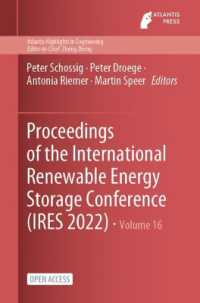 Proceedings of the International Renewable Energy Storage Conference (IRES 2022)