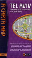 Tel Aviv Map : With Ramat Gan and Bnei Nrak -- Sheet map， folded