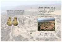 Khirbet Qeiyafa : Excavation Report 2007-8