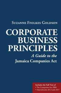 Corporate Business Principles : A Guide to the Company Law of Jamaica