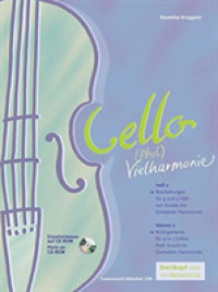 Cello(Phil)Vielharmonie, m. CD-ROM H.2 : 12 Bearbeitungen f&uuml;r 4 und 5 Celli von Susato bis Comedian Harmonists. Einzelstimmen auf CD-ROM (Breitkopf P&auml;dagogik) （2011. 39 S. Noten. 30 cm）