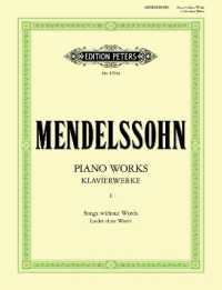 Klavierwerke / Piano Works Vol.1 : Lieder ohne Worte （2001. 148 S. 303 mm）