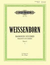 Fagott-Studien, Heft 1: Für Anfänger op. 8 (Deutsch / Englisch) （2001. 44 S. 303 mm）
