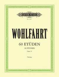 60 Etüden op. 45, für Violine solo (Grüne Reihe Edition Peters) （2001. 52 S. 303 mm）