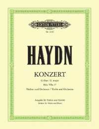 Konzert für Violine und Orchester G-Dur Hob. VIIa: 4 (Ausgabe für Violine und Klavier - Kadenzen vom Herausgeber) （2001. 32 S. 303 mm）
