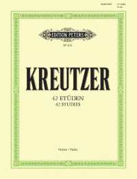 42 Etüden (Capricen), für Violine solo : Vorw. dtsch.-französ.-engl. (Edition Peters) （1958. 81 S. Noten. 30,5 cm）