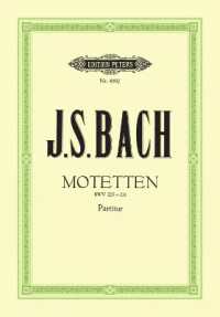Motetten für 4- bis 8-stimmigen gemischten Chor BWV 225-231 （2001. 124 S. 272 mm）