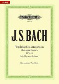 Weihnachtsoratorium BWV 248, Klavierauszug : Für Soli, Chor und Orchester. Urtext （2001. Noten. 272 mm）