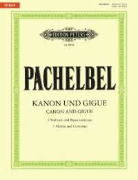 Kanon und Gigue für 3 Violinen und Basso continuo （2001. 32 S. 303 mm）