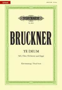 Te Deum für 4 Solostimmen, Chor, Orchester und Orgel C-Dur (1884) （2001. 60 S. 272 mm）
