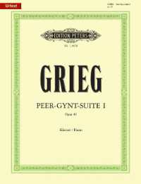 Peer Gynt Suiten Nr.1 op.46, Bearbeitung für Klavier （2006. 16 S. Noten. 30.5 cm）