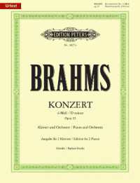 Klavierkonzert Nr.1 d-Moll op.15, Ausgabe für 2 Klaviere : Urtext （2010. Noten. 30,5 cm）
