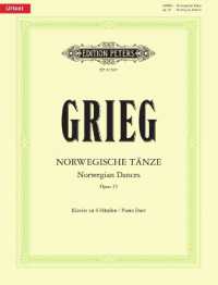 Norwegische Tänze op.35, Klavier 4-händig : Urtext. 18 Min. （2013. 53 S. Noten. 30 x 23 cm）
