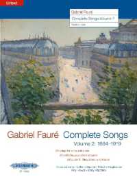 Sämtliche Lieder, für mittlere Singstimme und Klavier Bd.2 : 1884-1919. 33 Lieder. Urtext. Kritische Ausgabe （2017. 212 S. Noten. 23,2 x 30,3 cm）