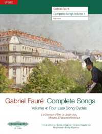 Complete Songs / Sämtliche Lieder (1906?1921), Band 4 -Ausgabe für Hohe Singstimme und Klavier- (URTEXT) （2022. 148 S. 303 mm）