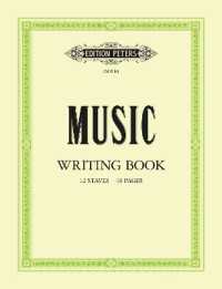 Peters Music Writing Book : 12 Staves / 12 Notensysteme pro Seite （2007. 48 S. m. Notenlinien. 30 cm）