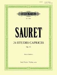 24 Etudes Caprices op. 64 for Solo Violin : Solo Violin （2022. 148 S. 303 mm）
