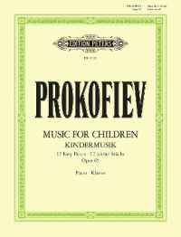 Music for Children: 12 easy pieces for Piano (1935) für Klavier solo op. 65 -Kindermusik- （2024. 28 S. 303 mm）