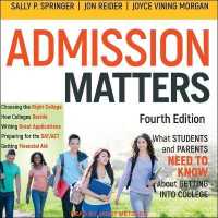 Admission Matters : What Students and Parents Need to Know about Getting into College （Library）