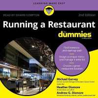 Running a Restaurant for Dummies (For Dummies Series Lib/e) （Library）