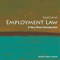 Employment Law : Very Short Introduction