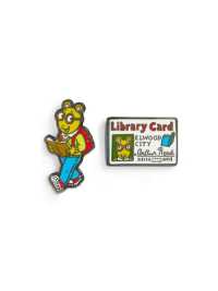 Arthur Enamel Pin Set - Pin Set of 2