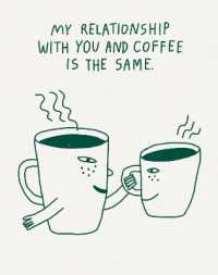 Humor Us Greeting Cards: Friendship - My Relationship with You and Coffee (Pack of 6) (Humor Us)