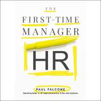 The First-Time Manager: HR (First-time Manager)