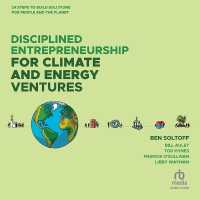 Disciplined Entrepreneurship for Climate and Energy Ventures : 24 Steps to Build Solutions for People and the Planet