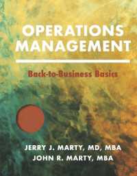 Operations Management : Back-to-Business Basics