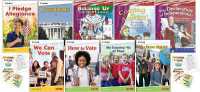 American Democracy, Voting, & Elections 9-Book Set plus 2-Card Decks for Grades K-1 (icivics)