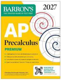AP Precalculus Premium, 2027: Prep Book with 3 Practice Tests + Comprehensive Review + Online Practice (Barron's AP Prep) (Barron's Ap Prep)