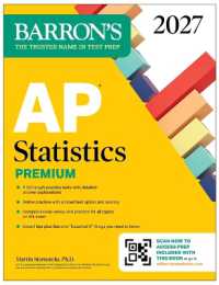 AP Statistics Premium, 2027: 9 Practice Tests + Comprehensive Review + Online Practice (Barron's Ap Prep)
