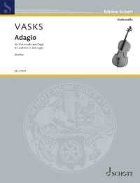 Vasks: Adagio from Concerto No. 2 for Cello and Organ (String Orchestra Reduction) Score and Parts