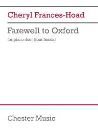 Frances-Hoad: Farewell to Oxford for Piano Duet (4 Hands)
