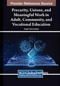 Facing Precarity in Adult, Community, and Vocational Education : Role of Meaningful Work
