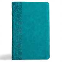 CSB Thinline Bible, Teal Leathertouch