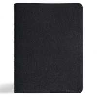 CSB Men of Character Bible, Revised and Updated, Black Genuine Leather