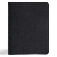 CSB Men of Character Bible, Revised and Updated, Black Genuine Leather, Indexed