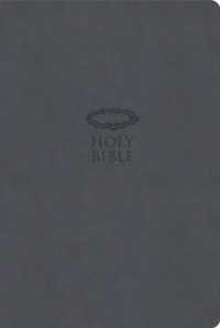 KJV Super Giant Print Reference Bible, Value Edition, Charcoal Leathertouch （Value）