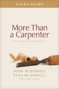 More than a Carpenter Study Guide : Four Lessons on Who Jesus Is