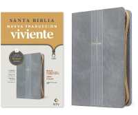 Santa Biblia/ Holy Bible : Nueva Traduccion Viviente, Gris, Sentipiel, Biblia de referencia en la columna central NTV, de zï½per con Filament, Letra Roja/ New Living Translation,