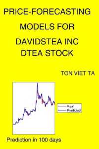 Price-Forecasting Models for Davidstea Inc DTEA Stock