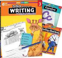 180 Days™: Writing, Spelling, & Cursive Grade 3: 3-Book Set : Practice, Assess, Diagnose (180 Days of Practice)