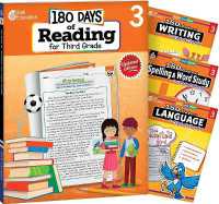 180 Days™: Reading 2nd Ed, Writing, Spelling, & Language Grade 3: 4-Book Set : Practice, Assess, Diagnose (180 Days of Practice)