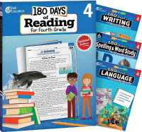 180 Days™: Reading 2nd Ed, Writing, Spelling, & Language Grade 4: 4-Book Set : Practice, Assess, Diagnose (180 Days of Practice)