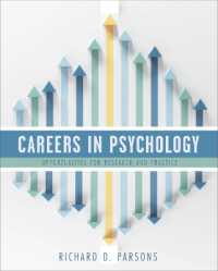 Careers in Psychology : Opportunities for Research and Practice