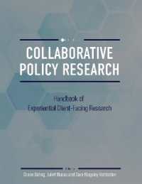Collaborative Policy Research : Handbook of Experiential Client-Facing Research